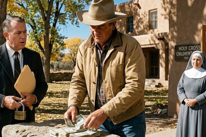 John Wayne Stopped At A Closing Orphanage In Arizona 1957 — Then He Bought The Whole Building D