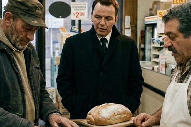 Veteran Counted Coins for BREAD — What Sinatra did Next STUNNED Entire Store D