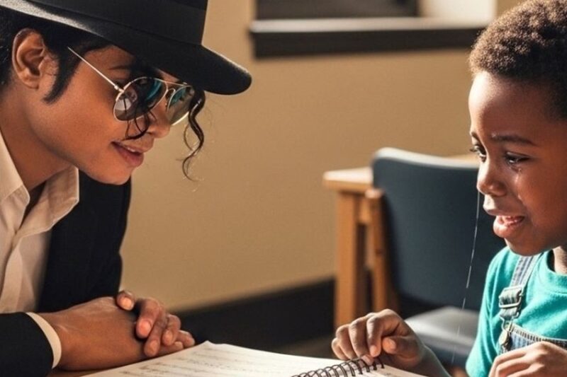 Michael Jackson Found 11 Year Old Writing Songs in Library — Read One Page and Made a Call That Shoc