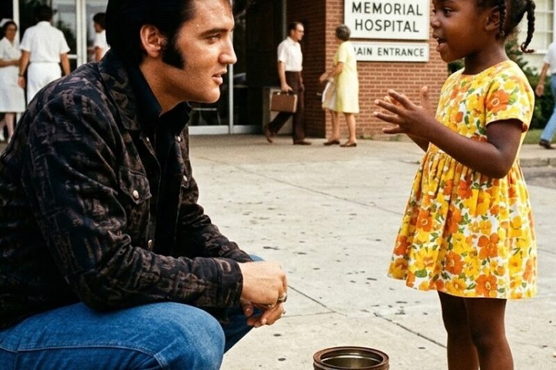 A 9 Year Old Sang Elvis Songs Outside a Memphis Hospital for Her Brother’s Surgery — Elvis Stopped D