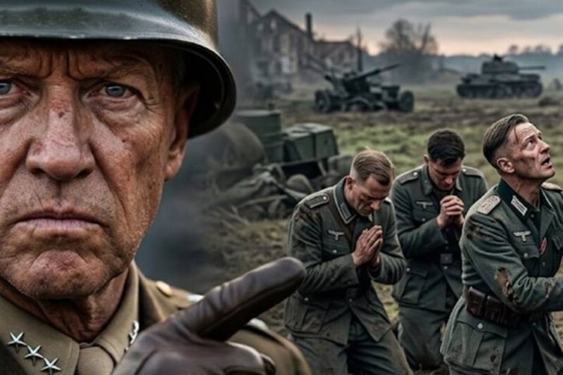 A German POW Clutches Patton’s Uniform Begging for Mercy…Then Patton Turns and Gives Me an Order. D