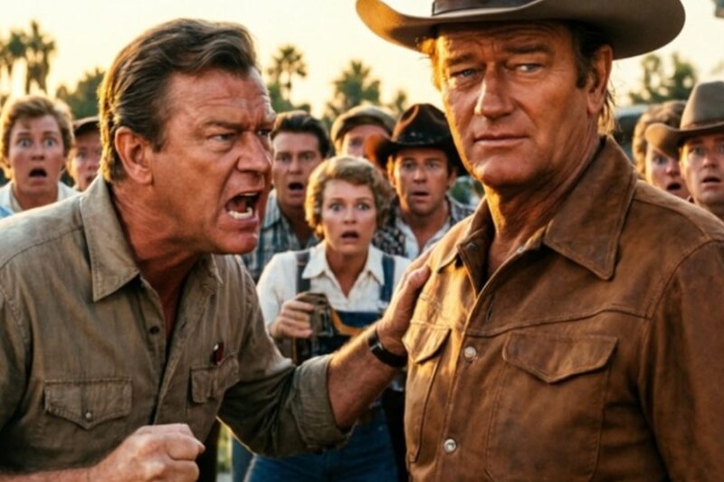 A Director Screamed at John Wayne in Front of 200 People — Wayne’s 4 Word Reply Ended His Career D