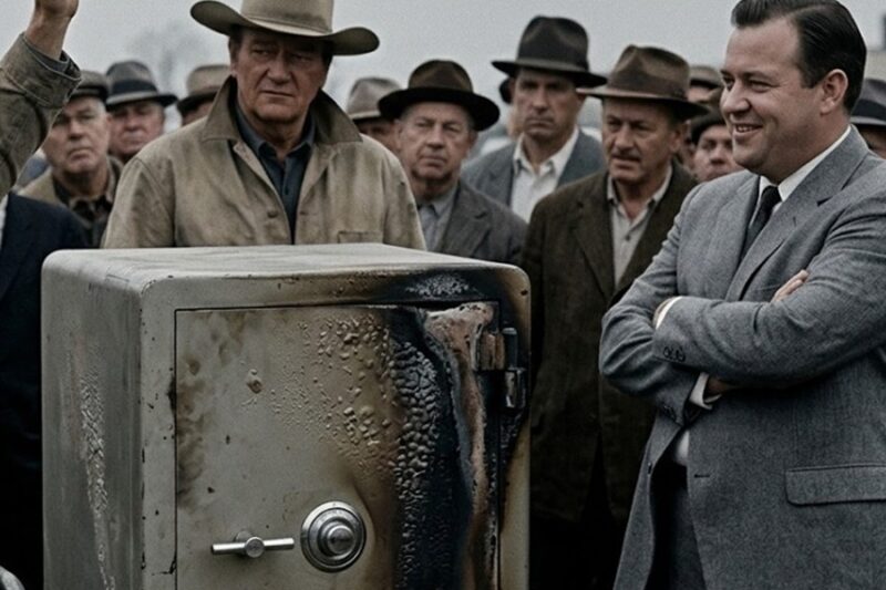 John Wayne Saw The Auction Laugh at the $90 He Paid for a Fire-Warped Hotel Safe-Thn He Paid The Rnt D