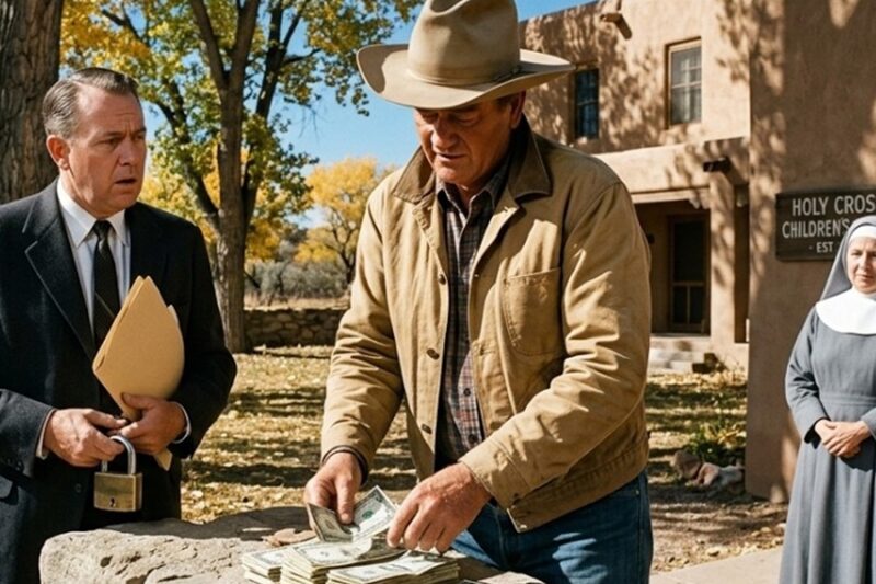 John Wayne Stopped At A Closing Orphanage In Arizona 1957 — Then He Bought The Whole Building
