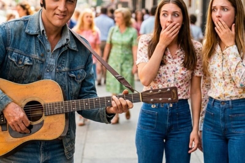 Elvis Pretended to Be a Broke Street Singer in 1972 — Strangers Had NO IDEA Who They Were Hearing D