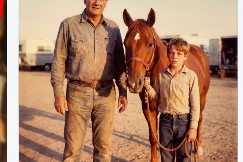 John Wayne Bought a Horse Nobody Wanted— Then He Gave It to a Boy Nobody Noticed F