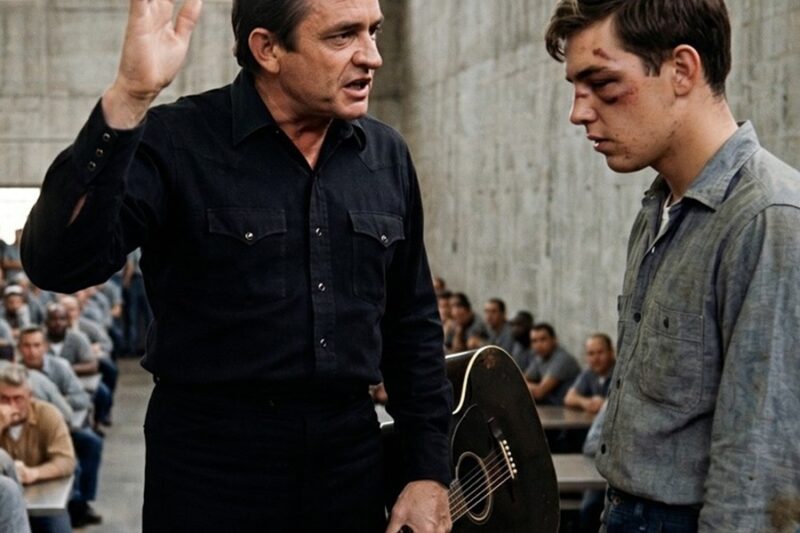 Johnny Cash WALKED Into Folsom Prison and Said ONE THING — Every Prisoner in That Room Went Silent D