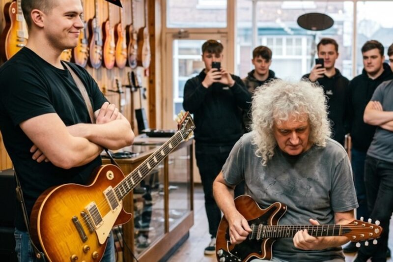 He Told Brian May “Real Guitarists Play Fast” and Challenged Him — Then Ozzy Osbourne Stepped In D