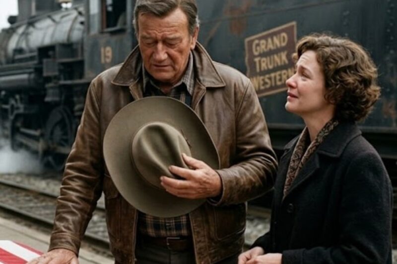 John Wayne Missed His Train… So a Fallen Soldier Would Never Walk Home Alone D