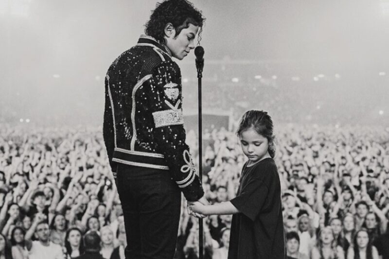 Michael Jackson Sat On A Concrete Floor With A Crying Child — 70,000 People Were Waiting For Him D