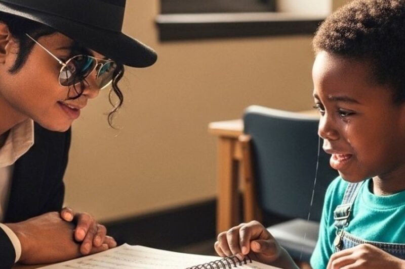 Michael Jackson Found 11 Year Old Writing Songs in Library — Read One Page and Made a Call That Shoc D