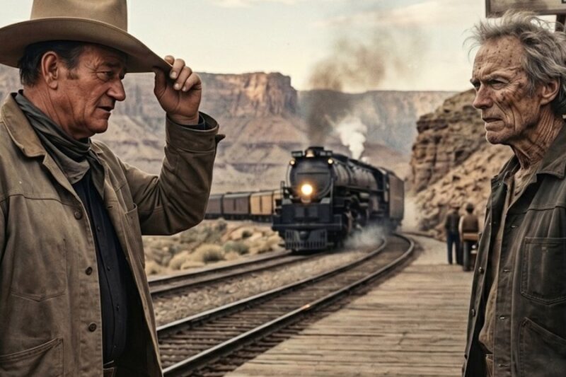 They Came To Lock A One-Armed Vet’s Father’s 38-Year Depot — John Wayne Got Off The Train D