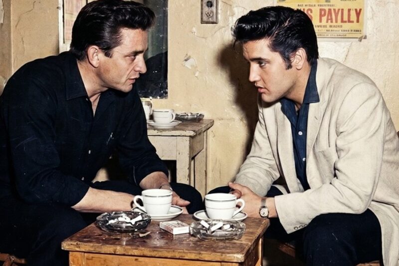 Elvis Waited Outside Johnny Cash’s Door in 1956 — What Happened Inside Nobody Was Supposed to Hear D