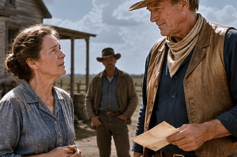 John Wayne Received a Desperate Widow’s Letter — Then He Did the Unthinkable! D