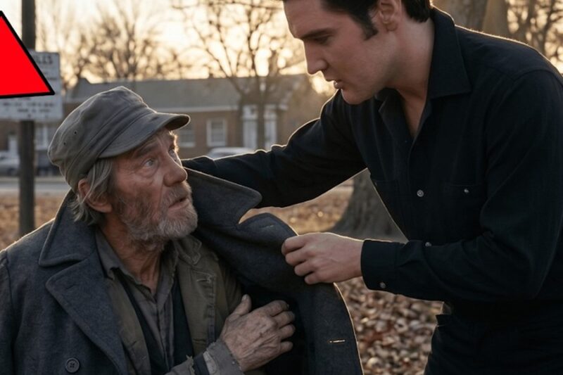 A Shivering Veteran Sat Outside the Studio — What Elvis Placed in His Hand Left Him in TEARS D