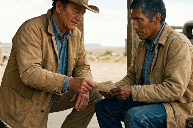 John Wayne Saw A Blinded Navajo Marine Begging At A Gallup Depot 1957 — Then He Bought Him A Home D