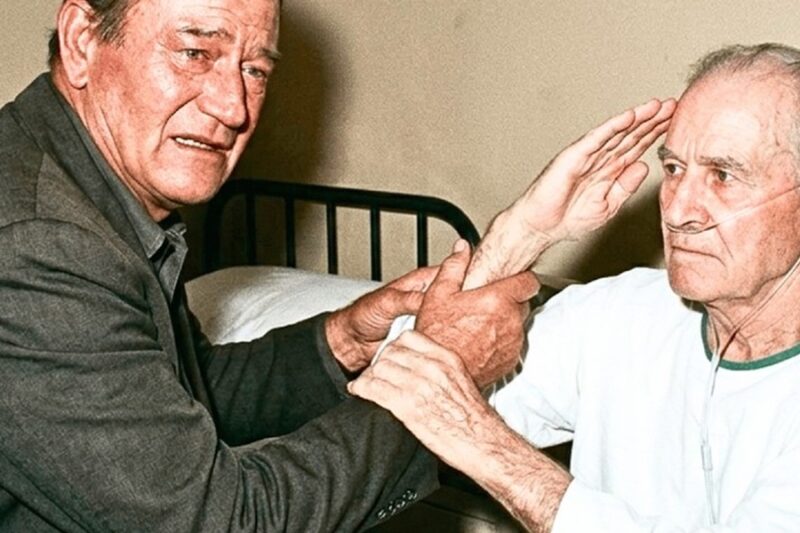 John Wayne Said ‘I Don’t Deserve That Salute’ — The Veteran Whispered Back Three Words D