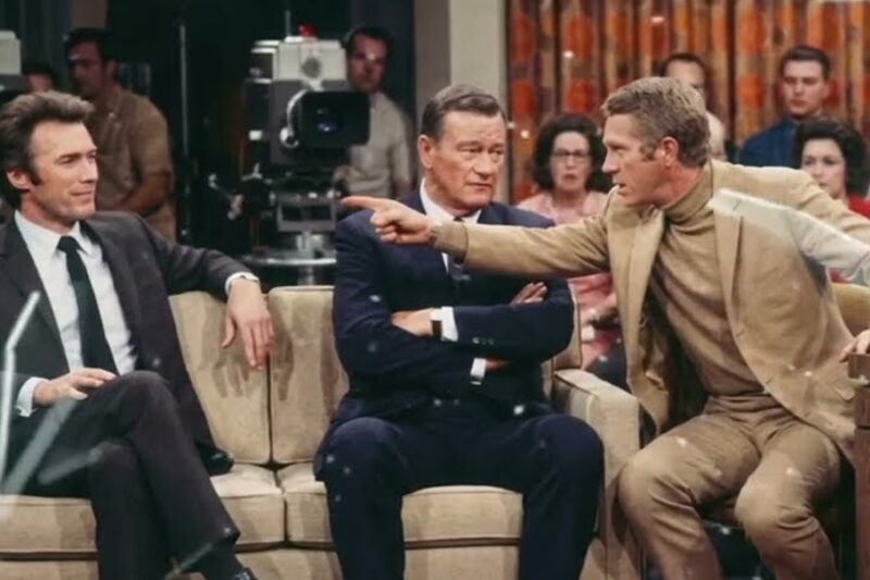 When Steve McQueen Challenged Clint Eastwood—Hollywood Never Forgot. D