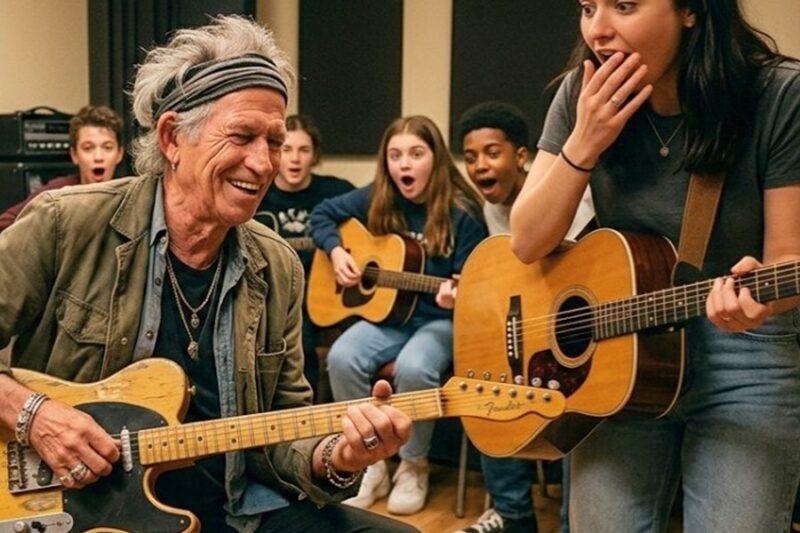 Show Us What You’ve Got, Mr. Richards’—Guitar Teacher Didn’t Know She Was Talking To KEITH RICHARDS D
