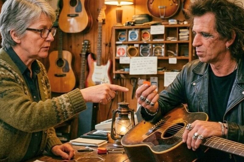 Edinburgh Guitar Shop Owner Corrected A Customer’s Technique Once — It Was KEITH RICHARDS