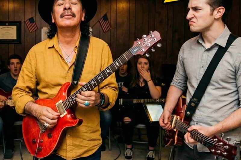 “You Know Better? Play It, Old Man” — Guitar Teacher Had No Idea He Was Talking to Carlos Santana D