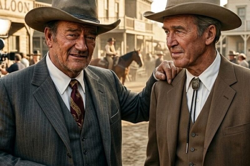John Wayne and Jimmy Stewart Had One Rule Between Them — They Never Broke It in 40 Years D
