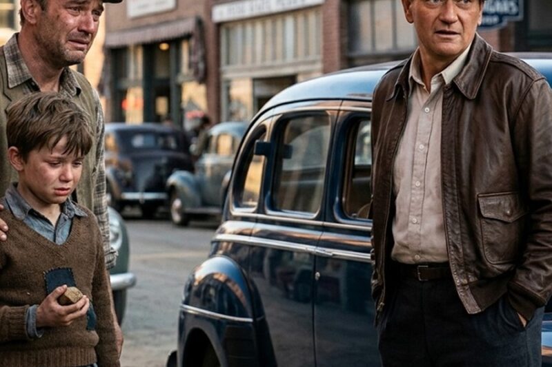 A Young Boy Threw a Rock at John Wayne’s Car — What Wayne Did Next Made His Father Cry D