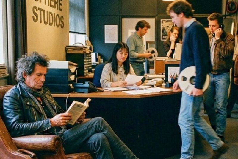 Keith Richards Walked Into A London Studio With No Appointment — Receptionist Said No — He Waited D