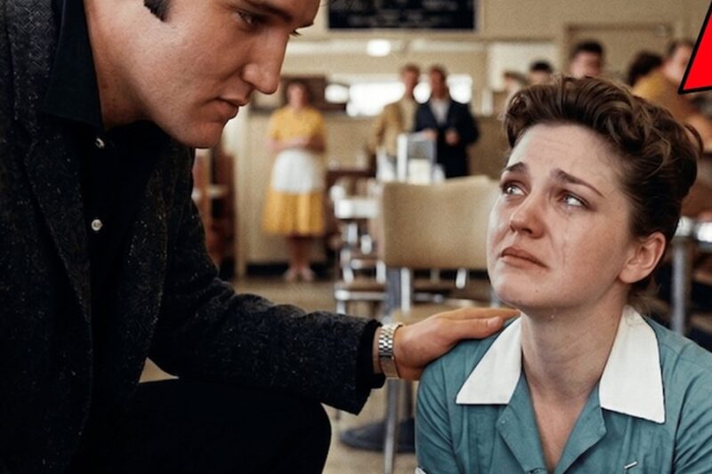 An Exhausted Waitress Dropped a Tray of Food — What Elvis Wrote on the Napkin Left Her in TEARS D