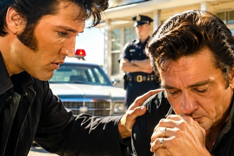 Johnny Cash Was Arrested… Then Elvis Presley Walked Into the Police Station D