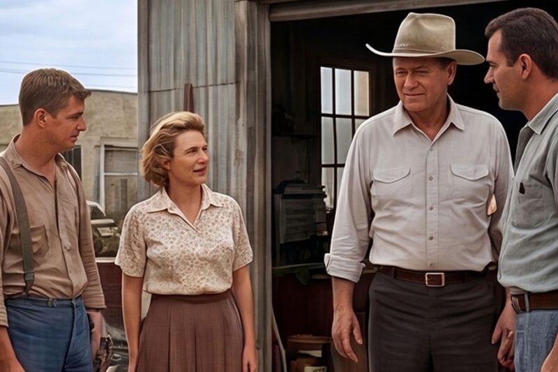When John Wayne Saw a Mechanic Crying on Route 66, What He Did Saved the Town! D