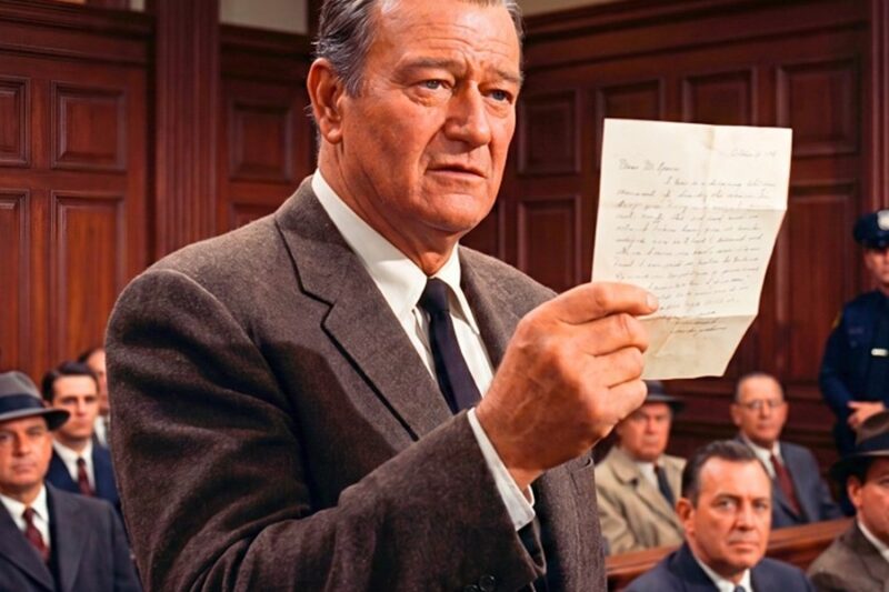 The Judge Laughed at John Wayne on the Stand — What He Pulled From His Pocket Changed Everything D