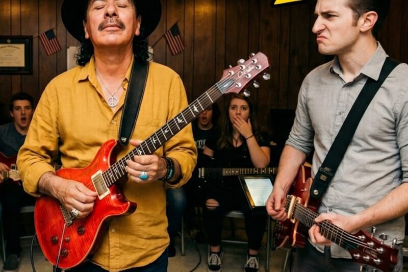 “You Know Better? Play It, Old Man” — Guitar Teacher Had No Idea He Was Talking to Carlos Santana D
