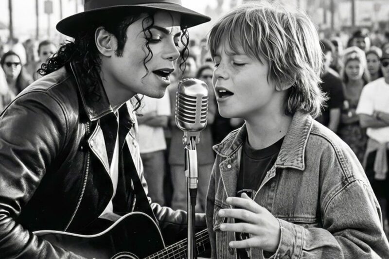Street Kid Singing ‘Billie Jean’ When Suddenly Michael Jackson Showed Up D