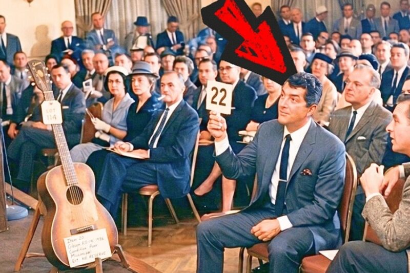 Dean Martin Paid $25 for the Guitar Experts Walked Past — He Noticed the Cigarette Burn They Ignored D