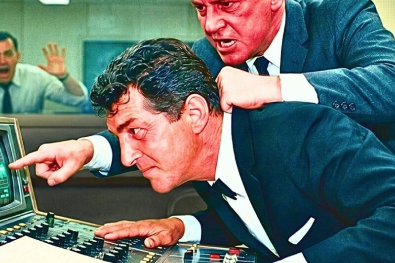 A Man Grabbed Dean Martin by the Collar — He Said Two Words D