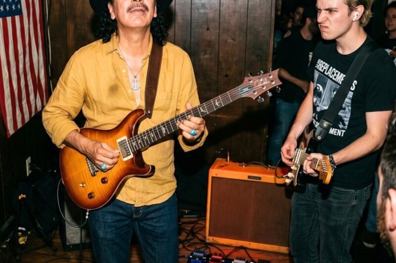 Young Band Told Carlos Santana “We’re Not Your Students, Old Man” — Then He Played One Note D