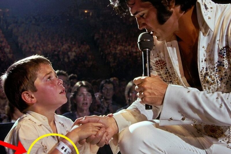 Everyone Laughed When Elvis Copied a Little Boy… Then They Saw the Hospital Bracelet D