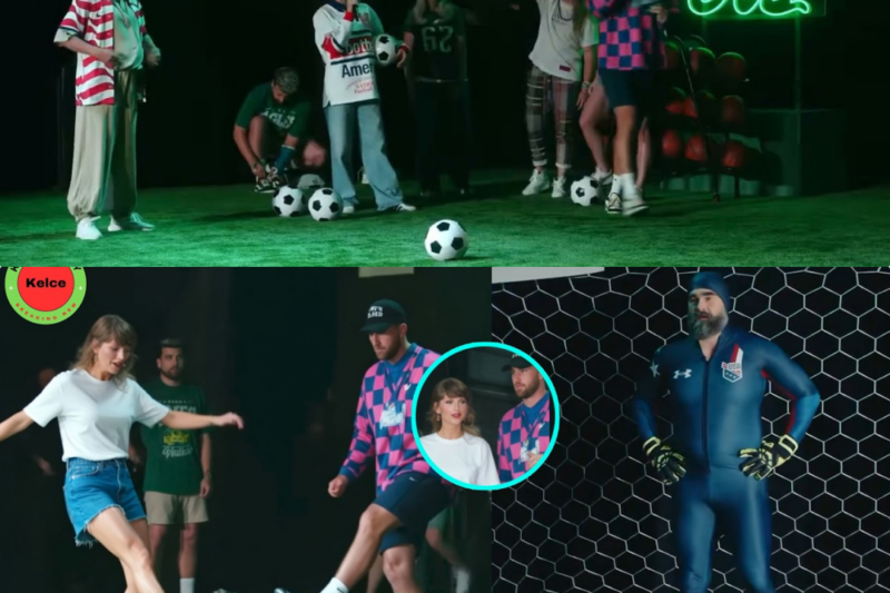 The Ultimate Soccer Showdown: Travis Kelce and Taylor Swift Take Down Jason Kelce in Hilarious Challenge