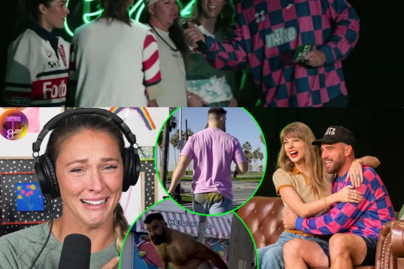 Playful Romance: Taylor Swift and Travis Kelce’s Hilarious ‘Airplane’ Moment Steals the Show at New Heights Live