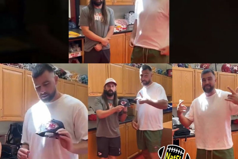 Gridiron Comedy: Travis Kelce Brings Unmatched Charisma and Humour to the Chiefs Souvenir Shop