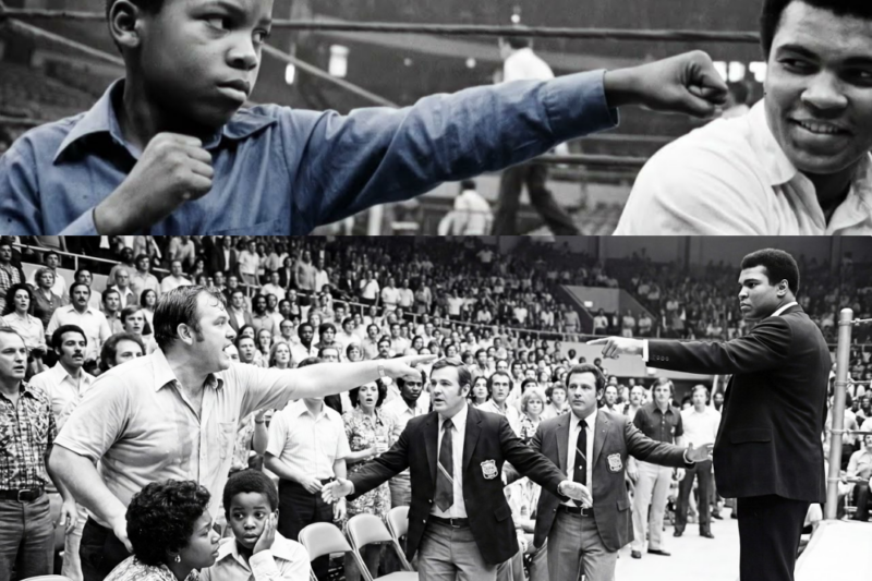 Muhammad Ali LEFT HIS SEAT After a Father Slapped His Son in Row 4 JJ
