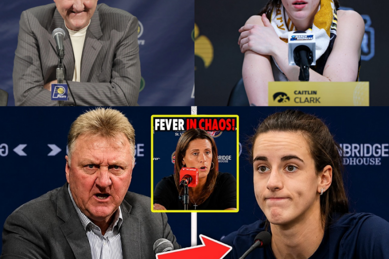 “I Refuse to Remain Silent”: How Larry Bird’s Unscripted Live TV Defense of Caitlin Clark Shook the Sports World