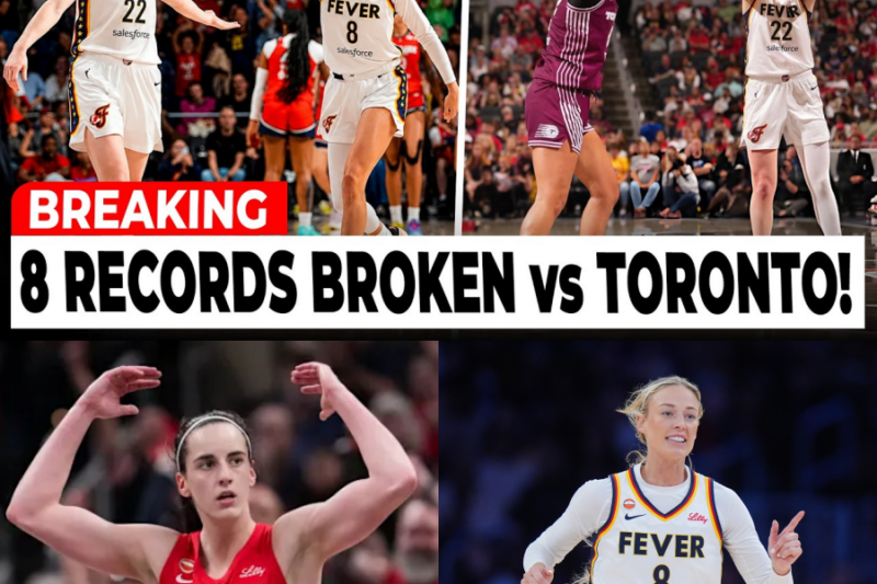 Caitlin Clark and Sophie Cunningham Demolish 8 WNBA Records in Historic 113-Point Blowout Against Toronto