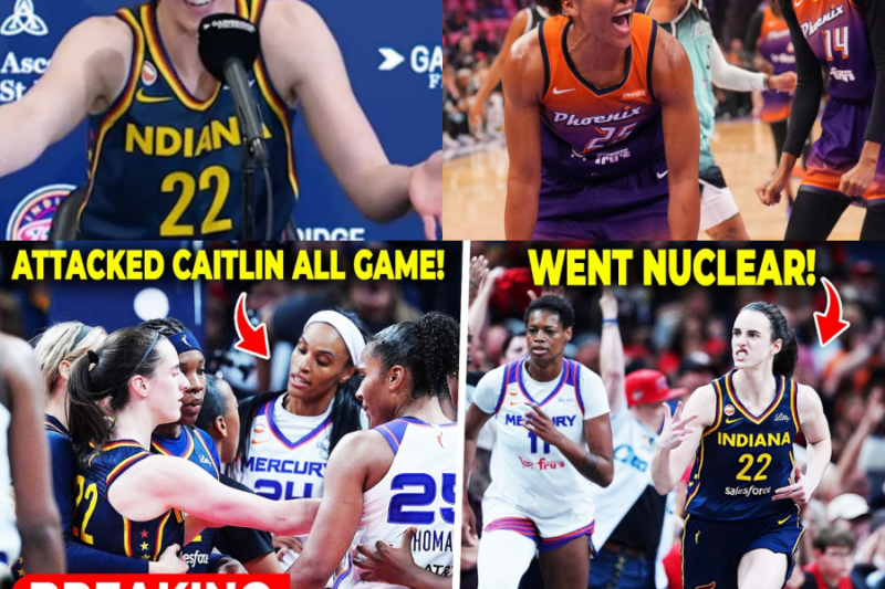 Caitlin Clark Shrugs Off Physical Attacks and Ejections to Shatter WNBA Record in Fever’s Wild Comeback Victory Over Mercury