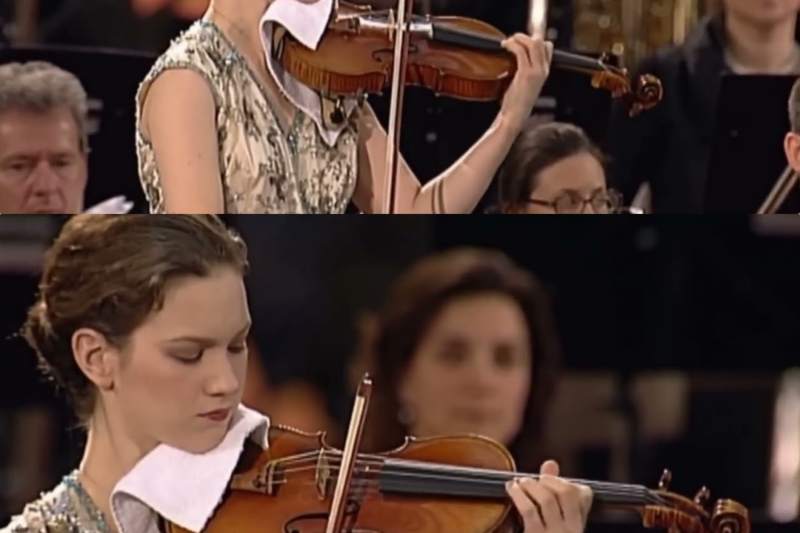 An Ethereal Symphony: Hilary Hahn’s Breathtaking Performance of Mozart