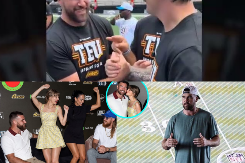 An Electric Declaration: Travis Kelce Shouts Taylor Swift’s Name in Heartfelt TEU Event Speech