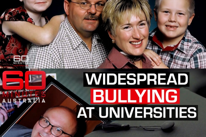 People suffering in silence from the dangerous culture in universities | 60 Minutes Australia –  ty