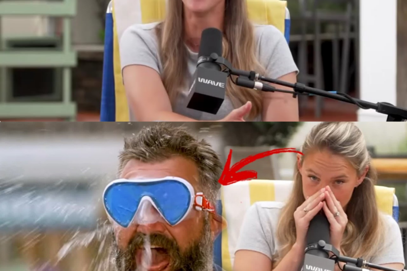 Splash Zone: The Chaotic and Hilarious Moment Jason Kelce Splashed Kylie During New Heights Podcast