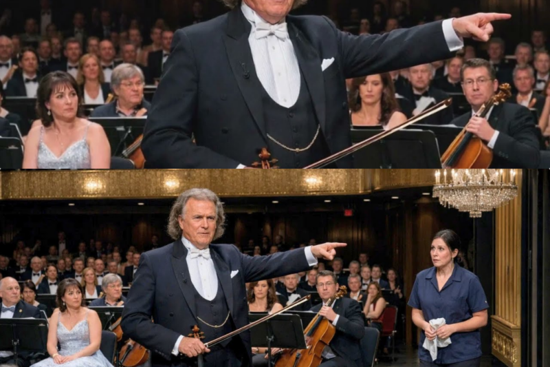 A JANITOR WAS TOLD “KEEP MOVING”—THEN ANDRÉ RIEU FREEZES THE STAGE AND DOES THE UNTHINKABLE JJ